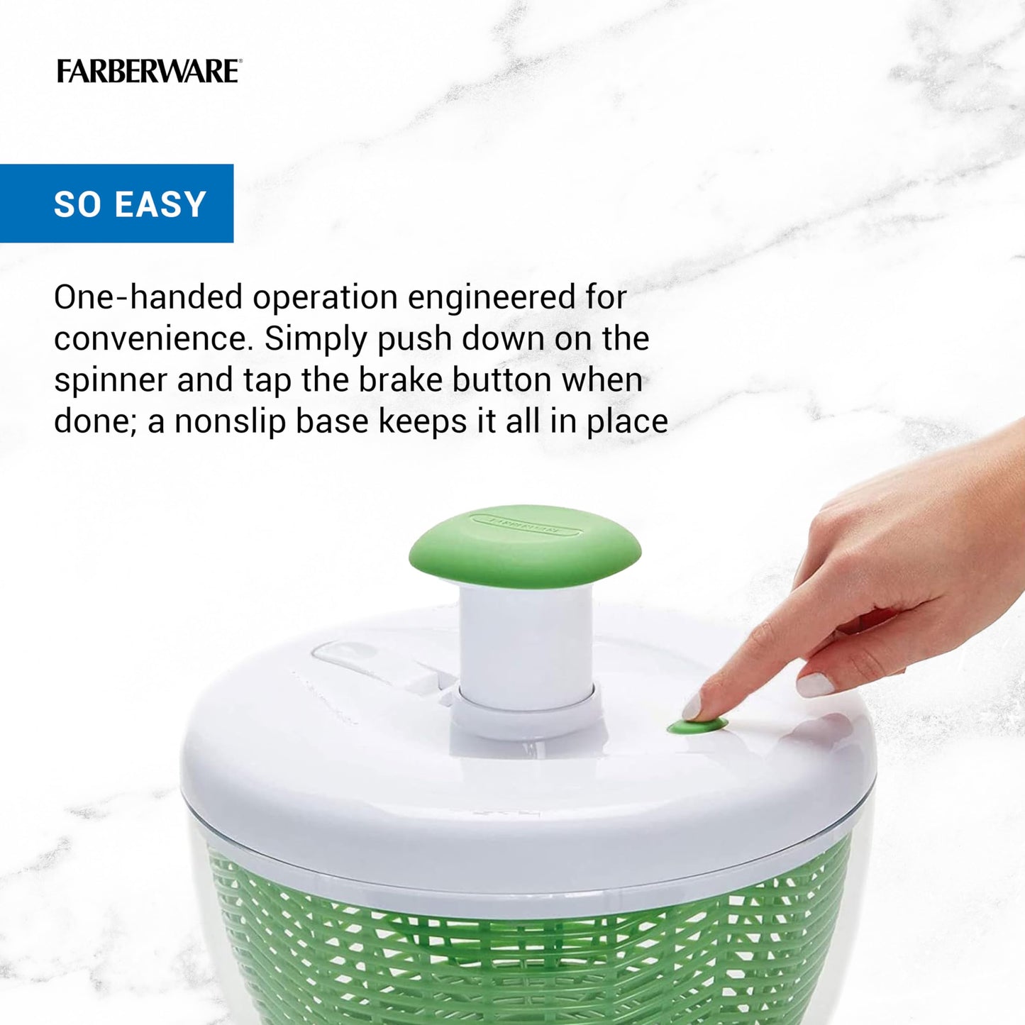 Easy to use pro Pump Spinner with Bowl