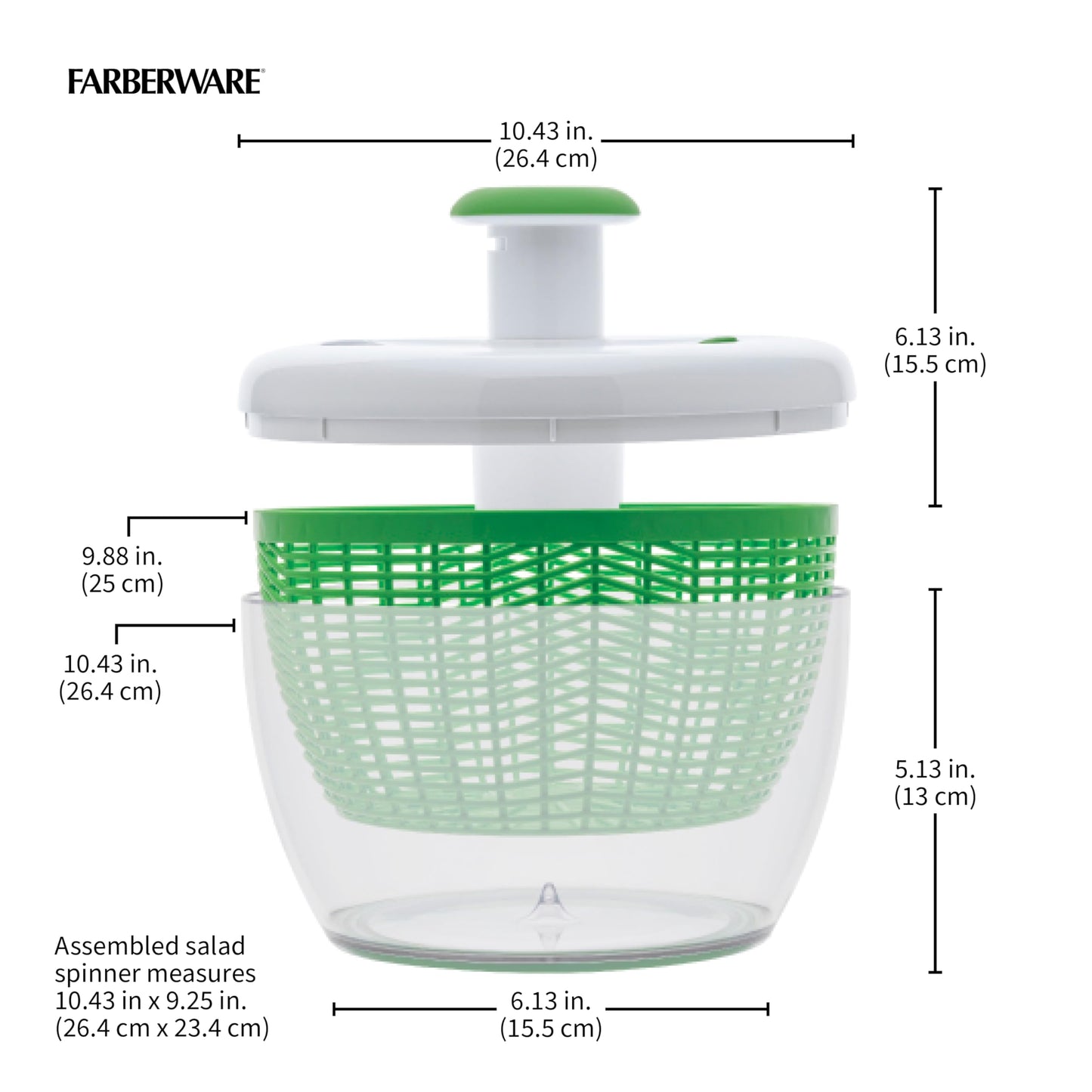 Easy to use pro Pump Spinner with Bowl