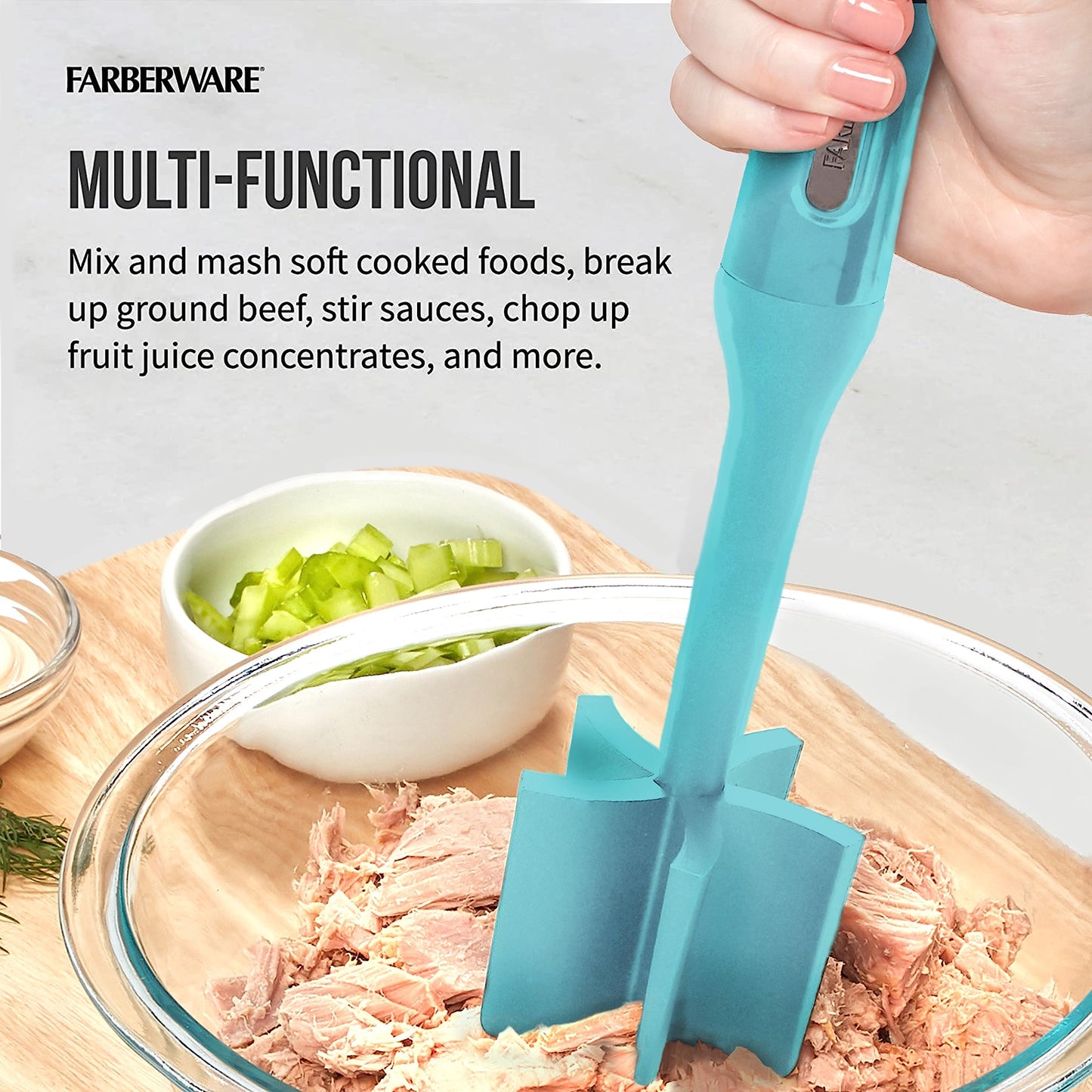 Professional Heat Resistant Nylon Meat and Potato Masher