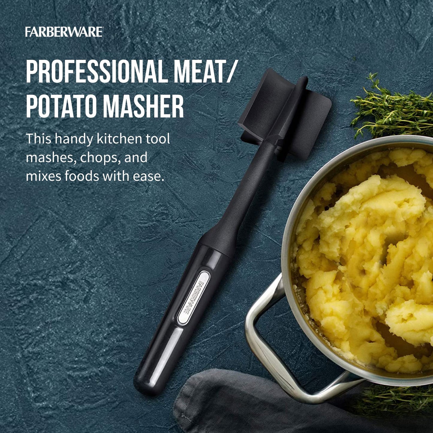 Professional Heat Resistant Nylon Meat and Potato Masher