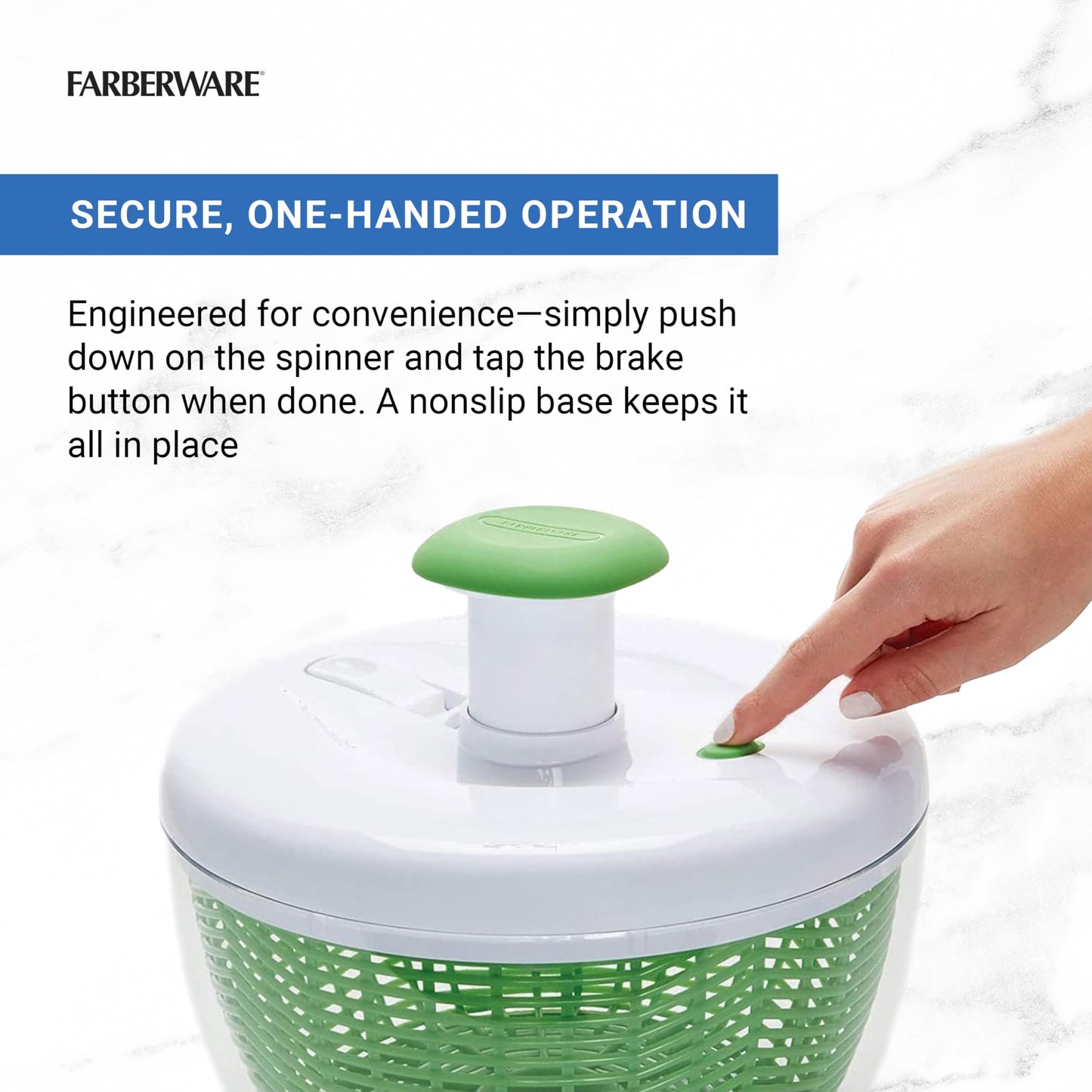 Easy to use pro Pump Spinner with Bowl