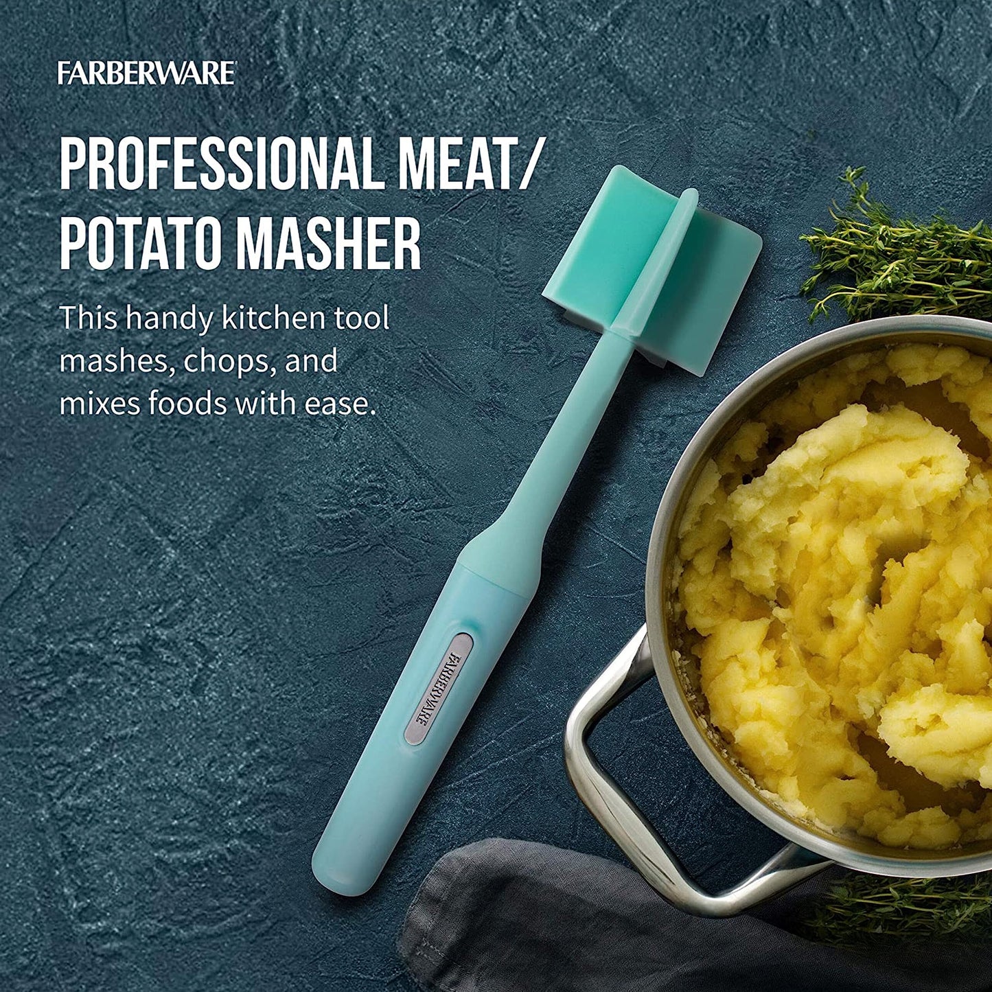 Professional Heat Resistant Nylon Meat and Potato Masher
