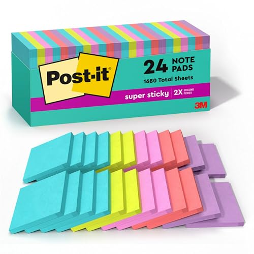 Sticky Notes 24 Sticky Note Pads 3 x 3