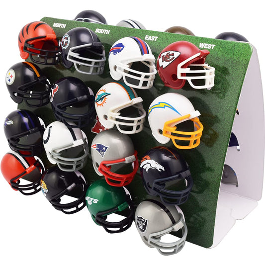 32 Piece NFL Helmet Tracker Set All NFL Current Logo's