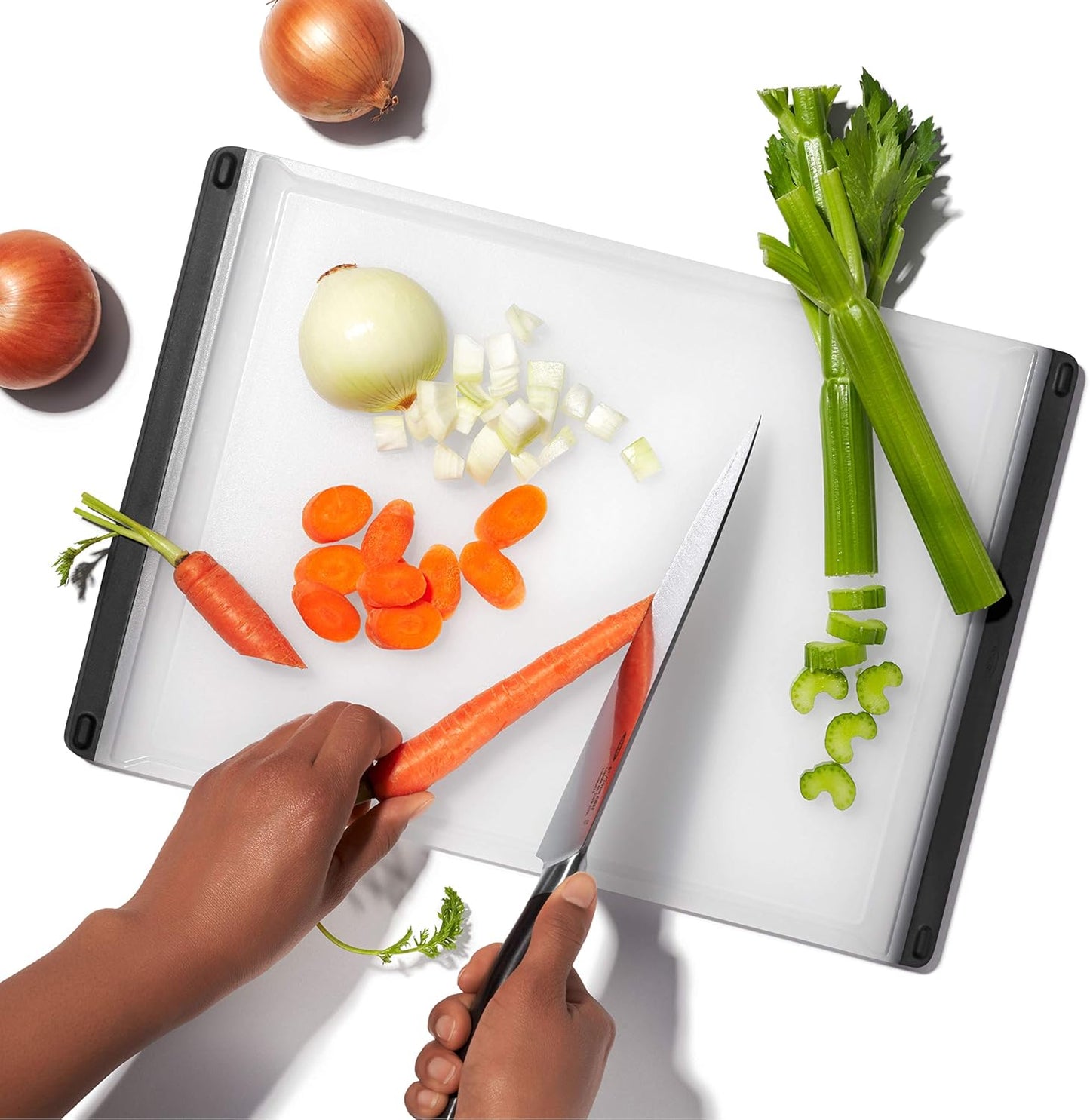 Good Grips 2-Piece Plastic Cutting Board Set (Pack of 1)